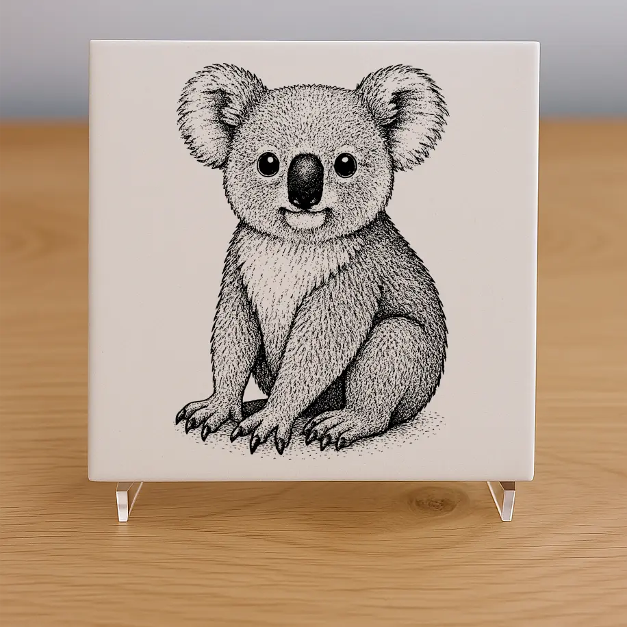 Koala Tile Coaster