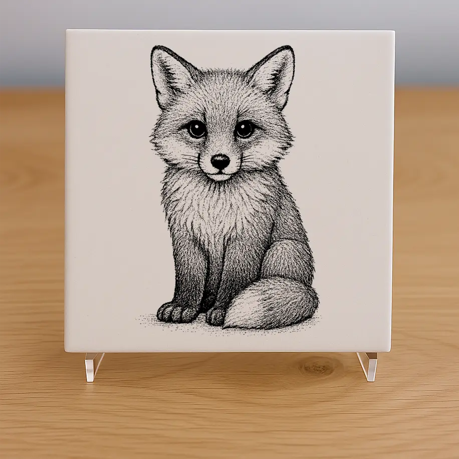 Fox Tile Coaster