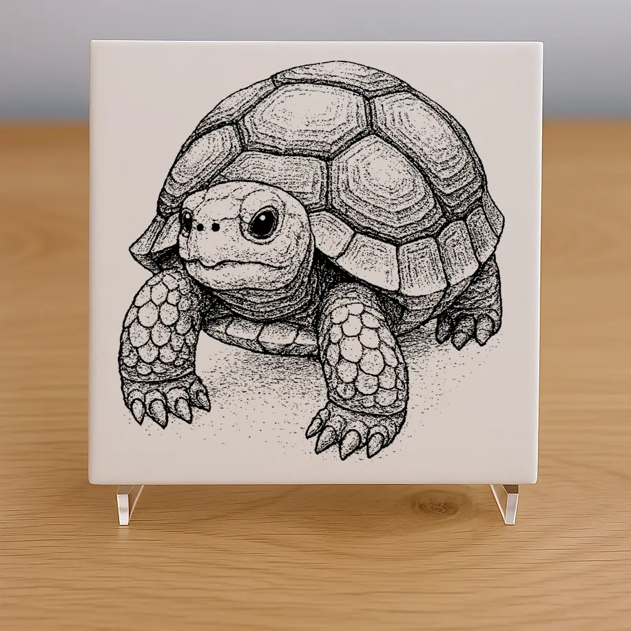 Tortoise Tile Coaster