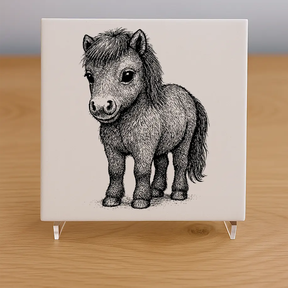 Pony Tile Coaster