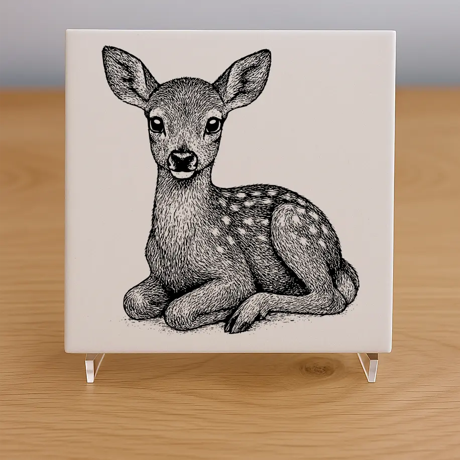 Deer Tile Coaster