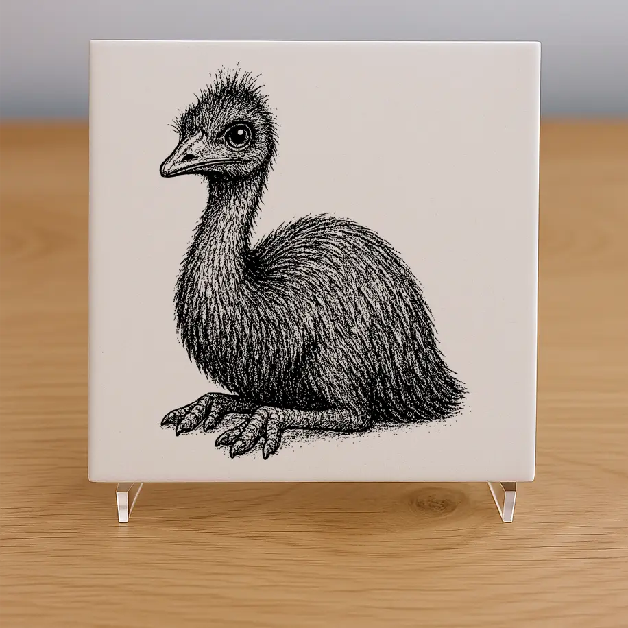 Emu Tile Coaster