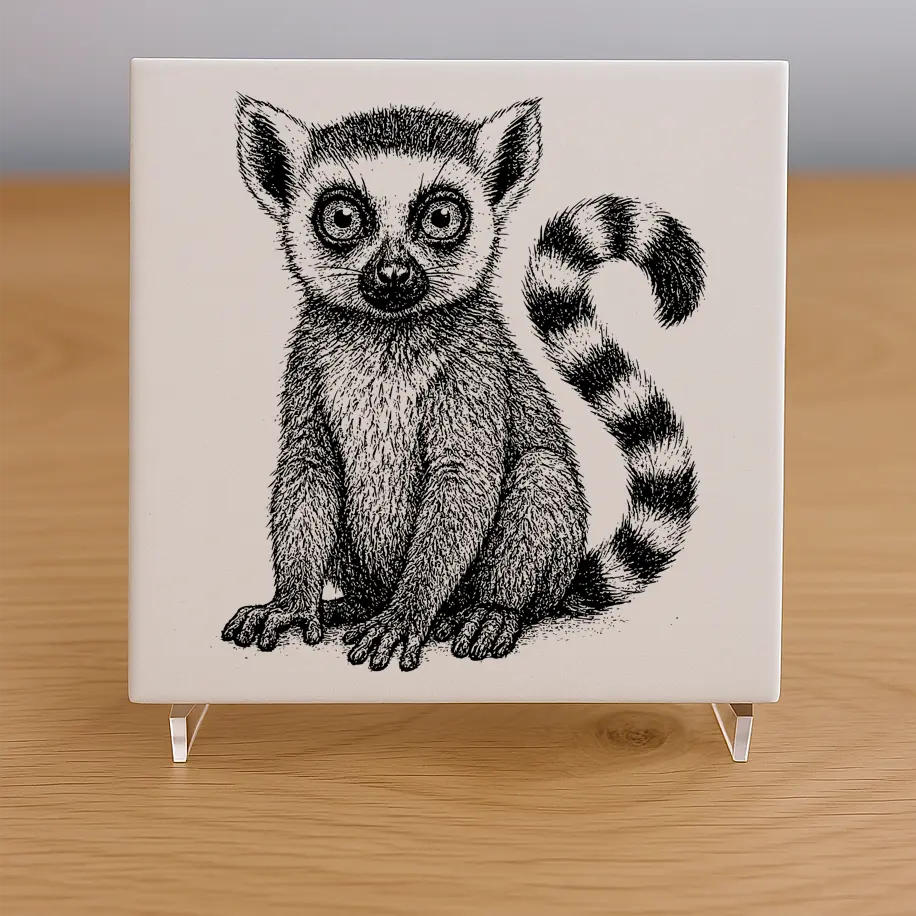 Lemur Tile Coaster