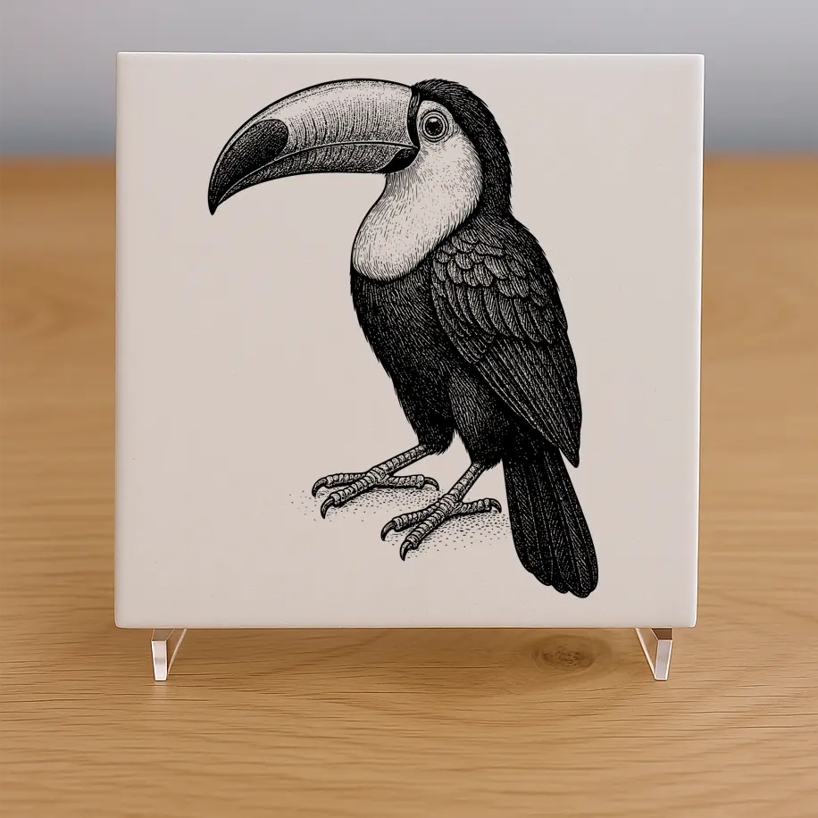 Toucan Tile Coaster