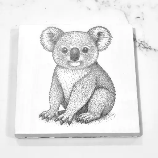 Koala Tile Coaster