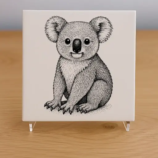Koala Tile Coaster