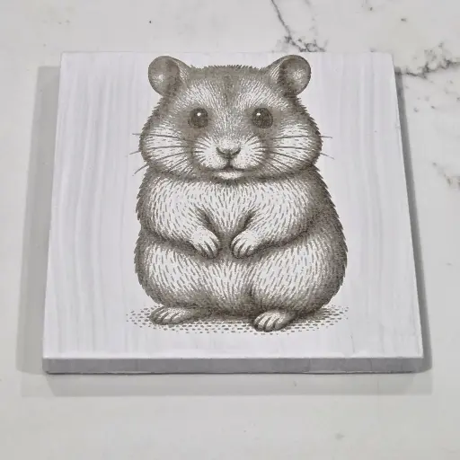 Hamster Tile Coaster