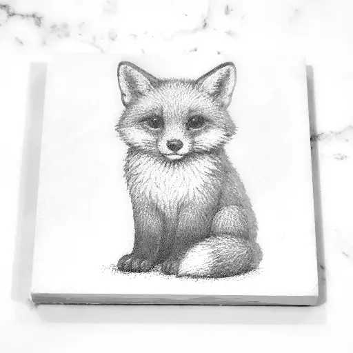 Fox Tile Coaster
