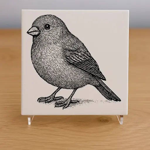 Sparrow Tile Coaster