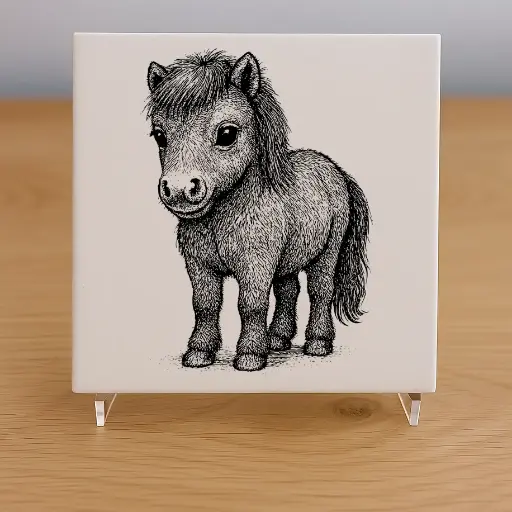 Pony Tile Coaster