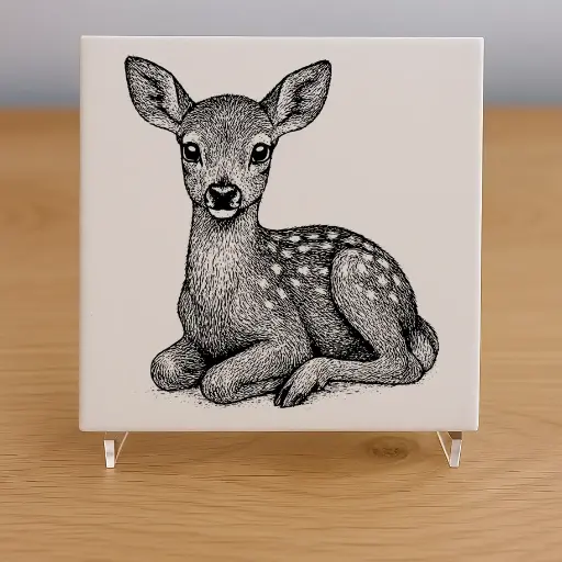 Deer Tile Coaster