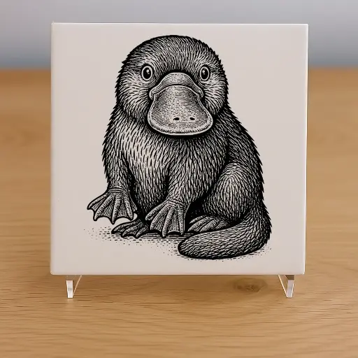 Platypus Tile Coaster
