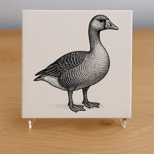 Goose Tile Coaster