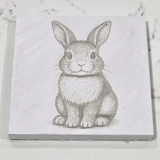 Bunny Tile Coaster